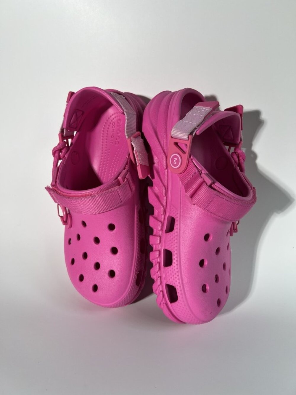 Crocs x Post Malone Duet Max Clog Electric Pink Women Size 7 - Picture 8 of 16